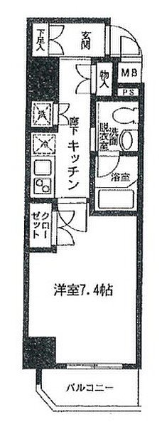 アイル秋葉原ノース  間取り