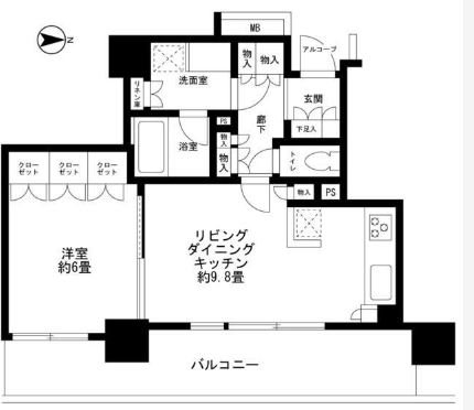 パークタワー秋葉原 間取り