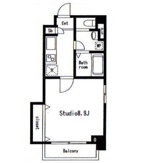 セントヴェール新御徒町 203号室 間取り