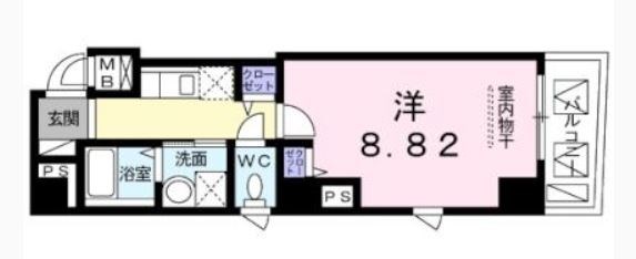 リバーサイドおがさはら   302号室 間取り