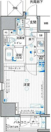 パークウェル蔵前    間取り