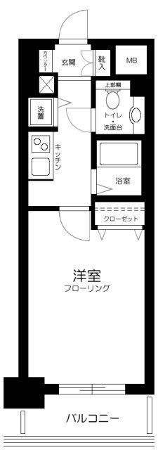 メゾン・ド・ヴィレ千駄木   203号室 間取り