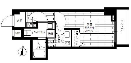 ステージグランデ文京白山     203号室 間取り