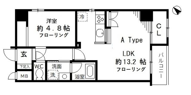 智光ビル   301号室 間取り