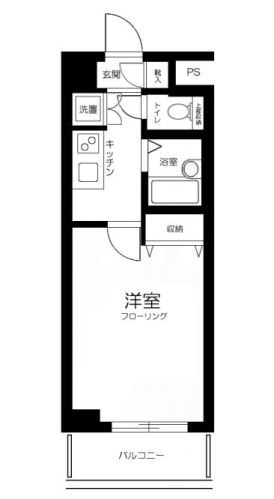 スカイコート文京小石川第3  306号室 間取り