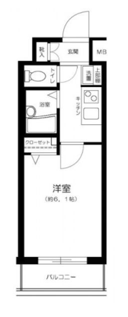 菱和パレス御茶ノ水湯島天神町   305号室 間取り