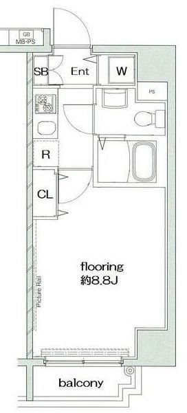 グランヴァン浅草橋駅前 間取り