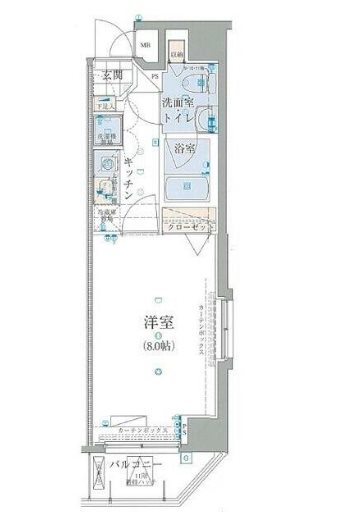 リヴシティ新御徒町   1002号室 間取り