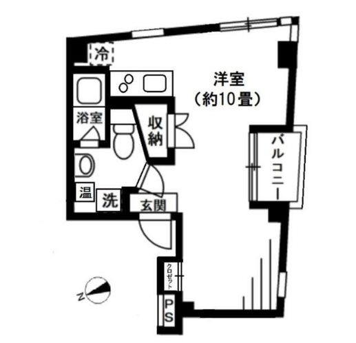 ストゥディオ東大前  302号室 間取り