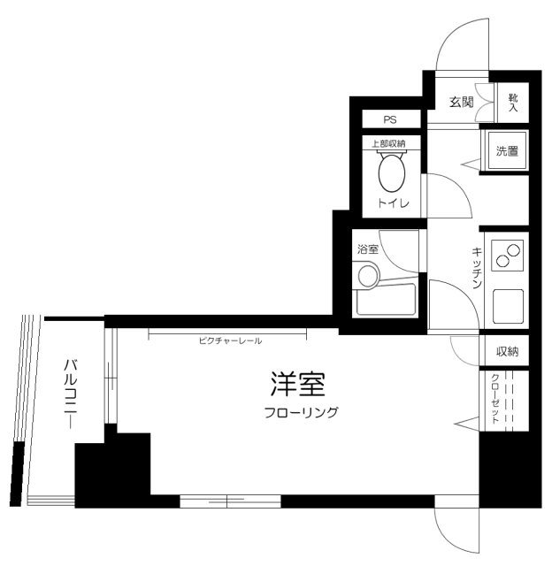 プレール・ドゥーク銀座イースト     503号室 間取り