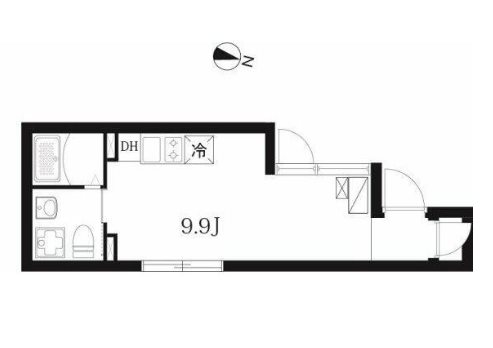 スカイヒルズ白山  202号室 間取り