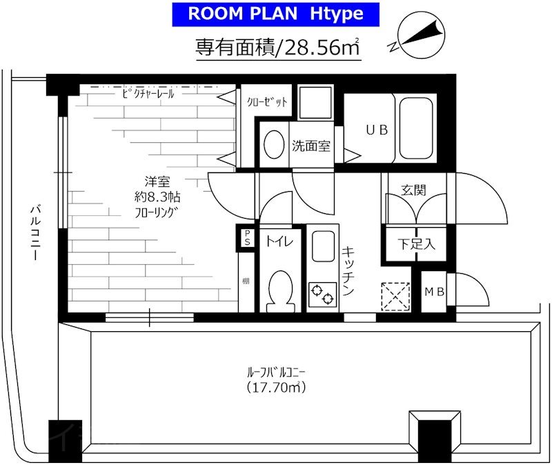 ステージグランデ市谷薬王寺   314号室 間取り