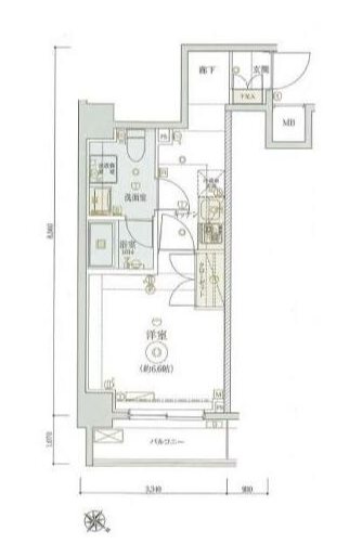 リヴシティ東大前 間取り