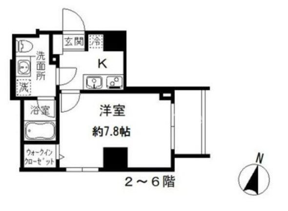 コートヒル本郷     201号室 間取り