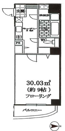 本郷SSレジデンス 903号室 間取り