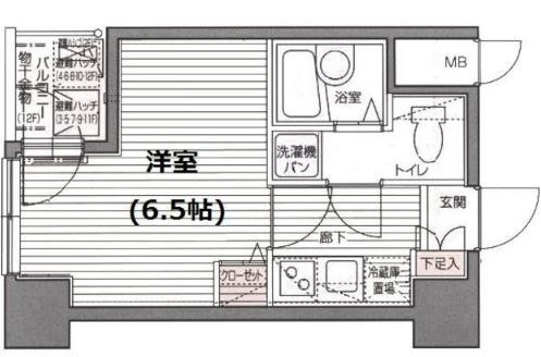 ガラシティ京橋   11号室 間取り