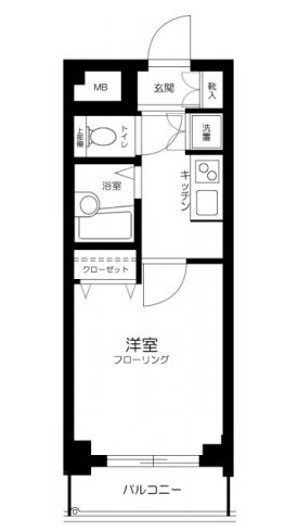 サンテミリオン目白台  206号室 間取り