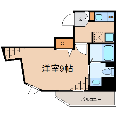 クレイシア文京春日   503号室 間取り