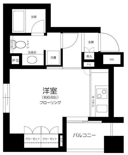 グラーサ本郷東大前   1103号室 間取り