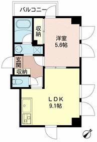 フォレスト弥生  203号室 間取り