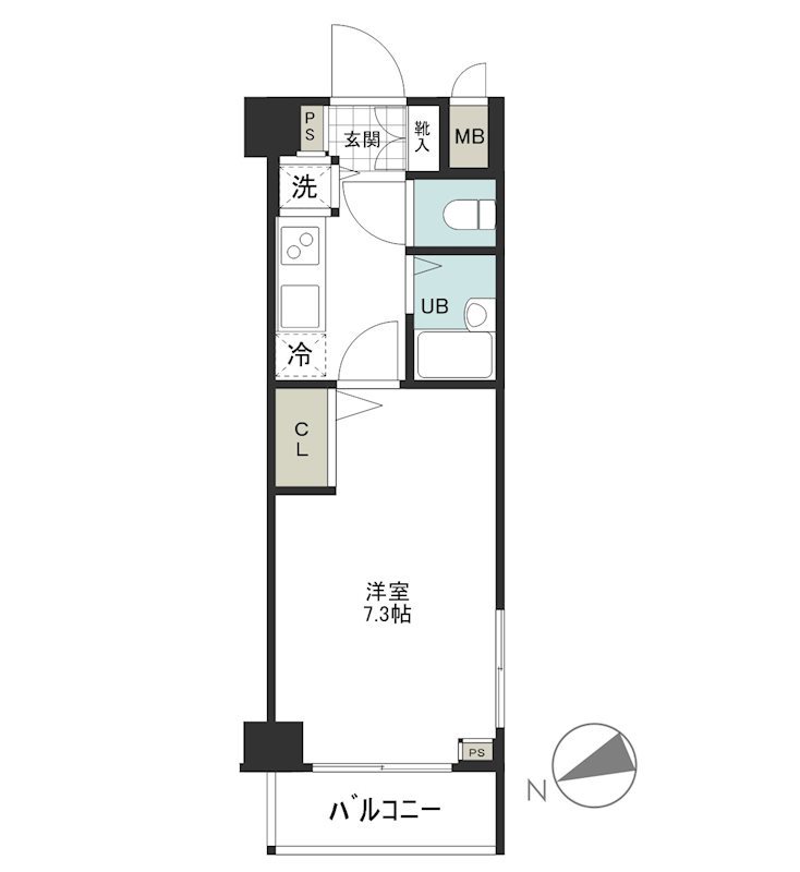 トーシンフェニックス日本橋兜町参番館  間取り