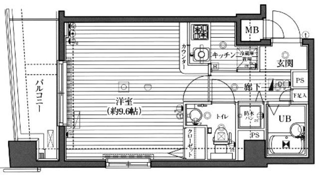 ガラ・ステージ神田神保町   10号室 間取り