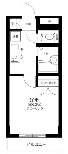 ソアブール西早稲田   409号室 間取り