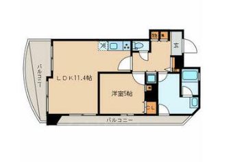 クレスト本郷     91219-1302号室 間取り