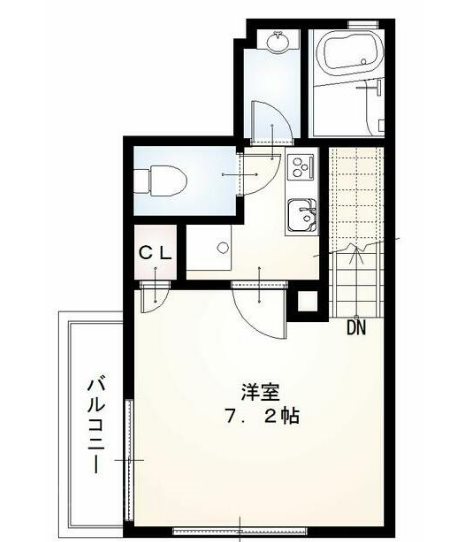 グランツ小石川   201号室 間取り