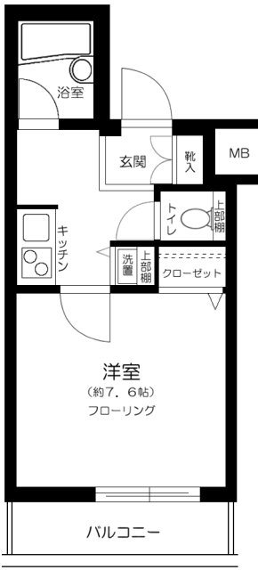 ガラステージ京橋    212号室 間取り