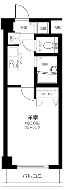 菱和パレス飯田橋    302号室 間取り