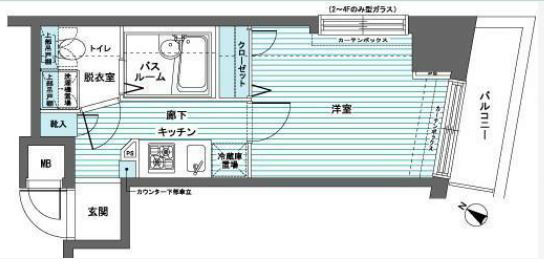 トーシンフェニックス日本橋蛎殻町弐番館   間取り