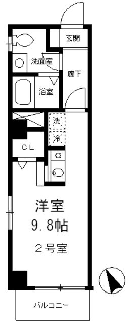 シャリオかっぱ橋 間取り