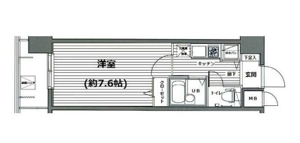 ガラシティ茗荷谷  7号室 間取り