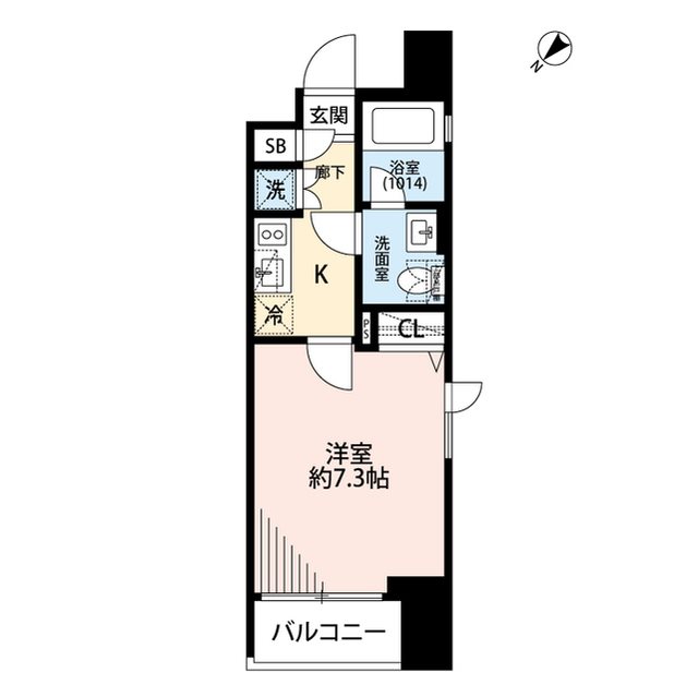 プレールドゥーク銀座東  901号室 間取り