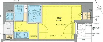 ドルチェ京橋壱番館   303号室 間取り