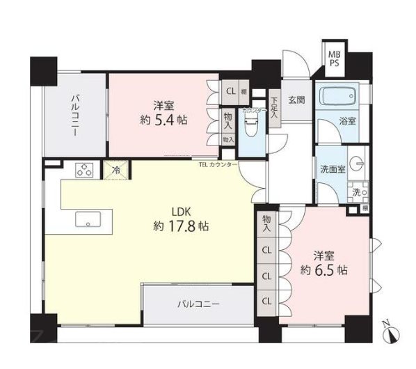 クリオ蔵前壱番館    804号室 間取り