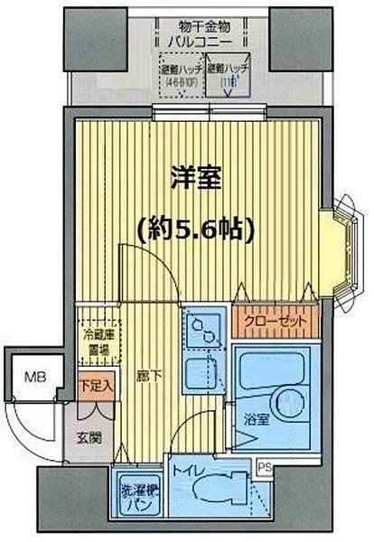 ガラシティ京橋     2号室 間取り