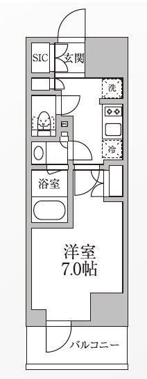 レジディア新御徒町Ⅱ 間取り