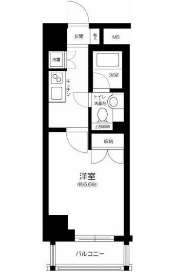 パレステュディオ麹町   602号室 間取り