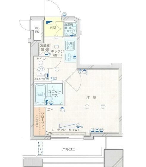 プロフ文京大塚   902号室 間取り