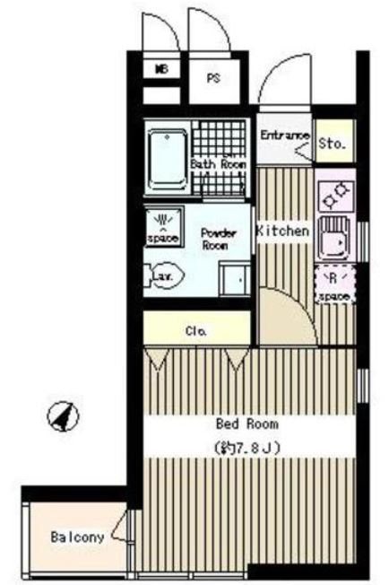 パティオみづほ文京東大前   203号室 間取り