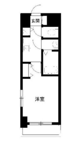 メゾンドヴィレ浅草橋   702号室 間取り