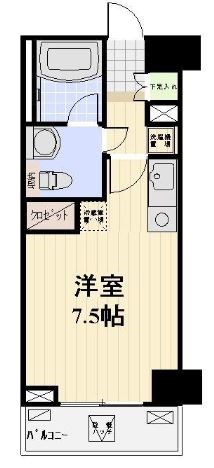 プロスペクト日本橋本町  303号室 間取り