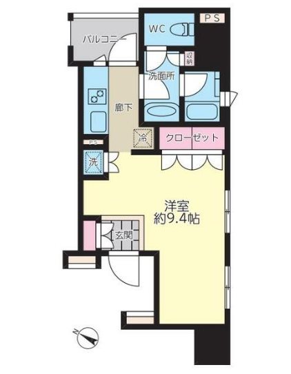 フォレシティ神田多町  204号室 間取り