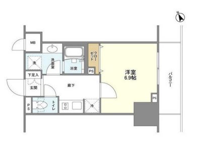 ブレス蔵前    216号室 間取り