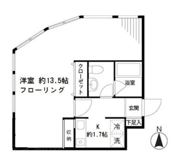 パティオ・デ本郷   506号室 間取り