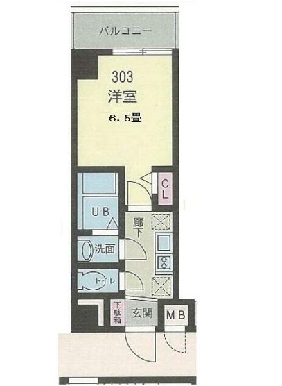 クォーレネヅドゥーエ   303号室 間取り