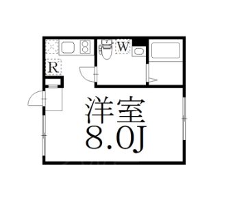 リッツカグラザカ   202号室 間取り