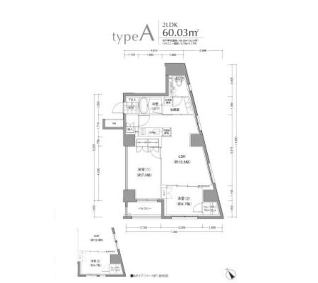 JP　noie小石川冨坂    502号室 間取り